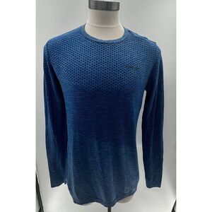 True Jack Jones Blue Long Sleeve Athletic Shirt- M/L